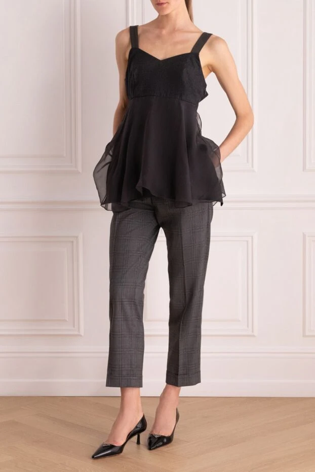 Tonet woman gray wool trousers for women buy with prices and photos 148248 - photo 2