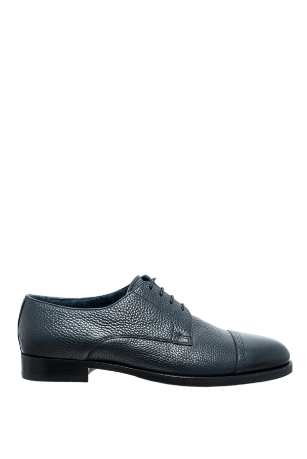 Doucal`s мужские туфли мужские из кожи синие купить с ценами и фото 148271 - фото 1