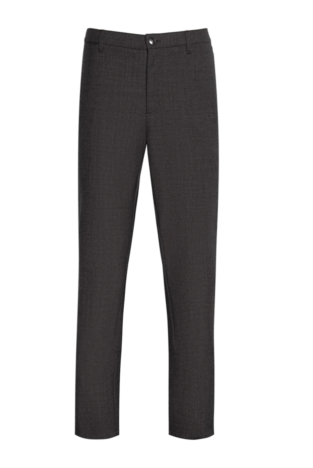 Zilli мужские брюки из шерсти и хлопка коричневые мужские купить с ценами и фото 148318 - фото 1