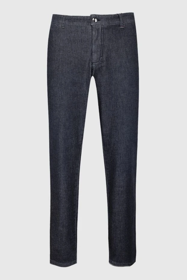 Zilli мужские джинсы из хлопка и полиамида серые мужские купить с ценами и фото 148320 - фото 1