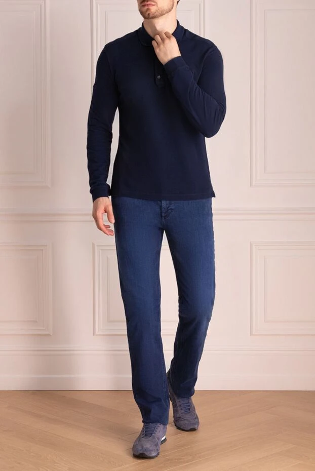 Zilli man cotton and polyester jeans blue for men buy with prices and photos 148331 - photo 2