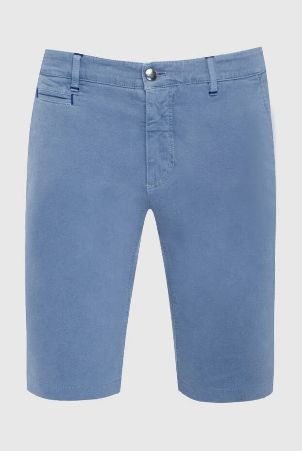 Zilli blue summer men's shorts made of thin cotton 197099 - photo 1