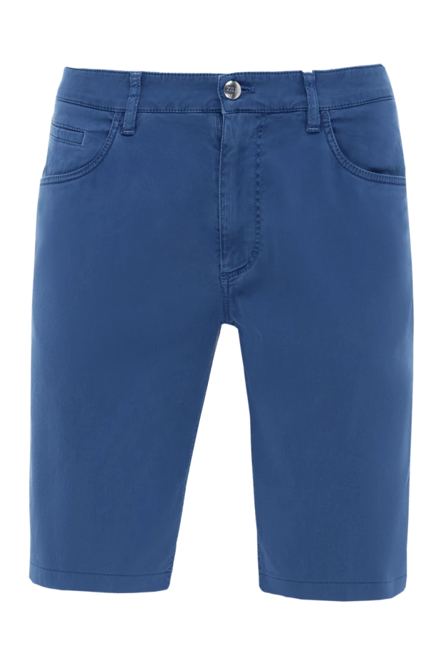 Zilli мужские шорты из хлопка синие мужские купить с ценами и фото 148375 - фото 1