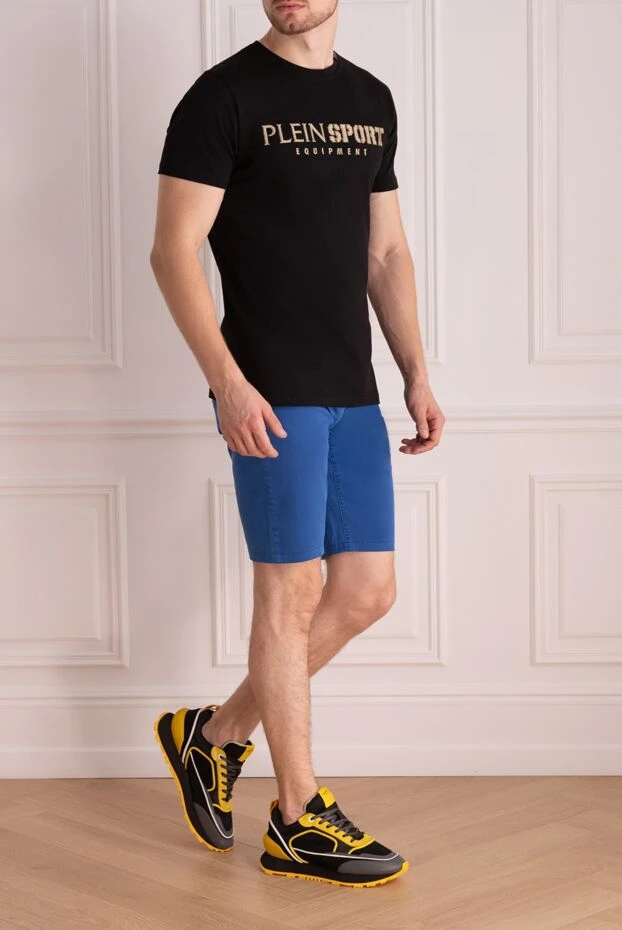 Zilli man blue cotton shorts for men buy with prices and photos 148375 - photo 2