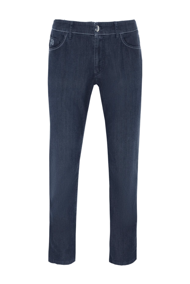 Zilli мужские джинсы из хлопка синие мужские купить с ценами и фото 148385 - фото 1