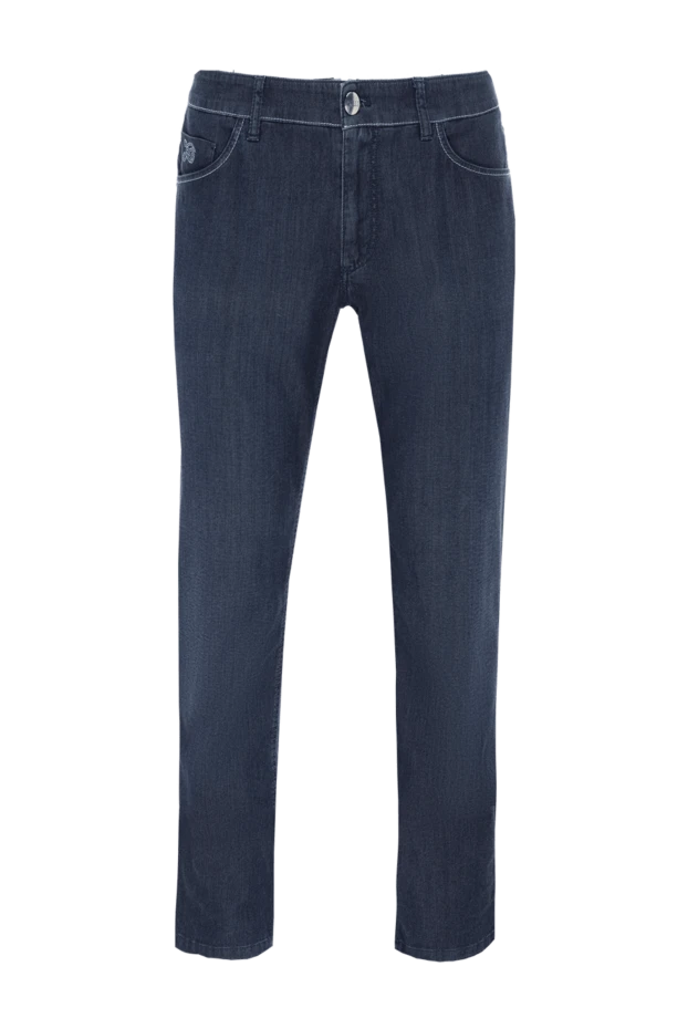 Zilli classic dark jeans with decorative seam and embroidery 197087 - photo 1