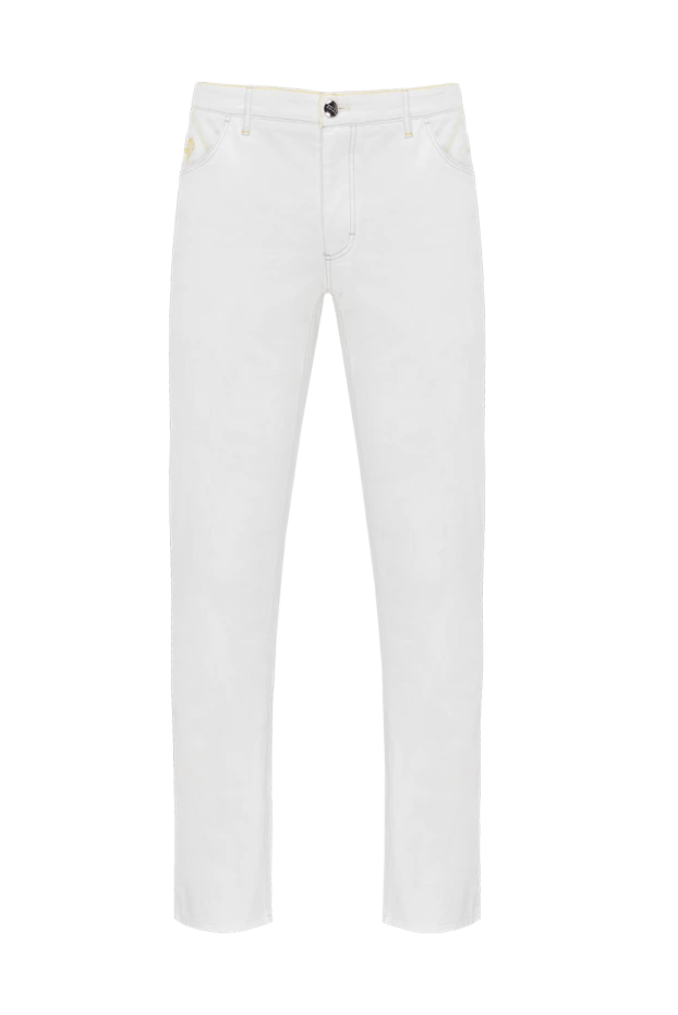 Zilli man white cotton trousers for men buy with prices and photos 148394 - photo 1