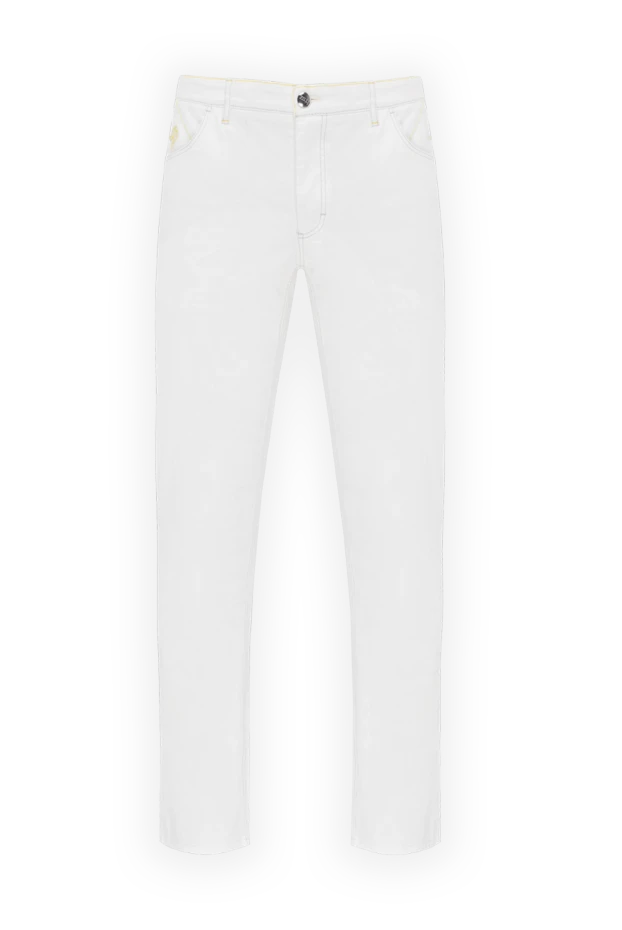 Zilli white cotton pants for men 148394 - photo 1