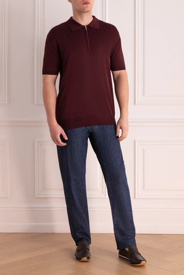 Jacob Cohen man blue cotton jeans for men buy with prices and photos 148474 - photo 2
