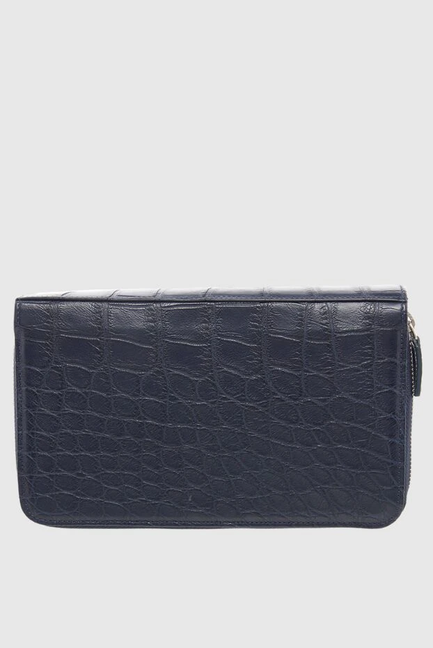 Cesare di Napoli man men's blue alligator leather clutch buy with prices and photos 148482 - photo 1