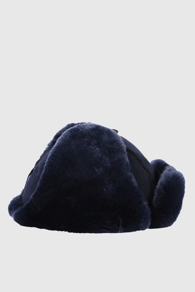 Cesare di Napoli man winter men's hat made of wool and cashmere gray 185248 - photo 3