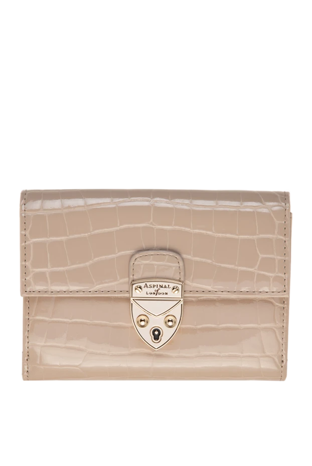 Aspinal of London woman beige leather wallet for women buy with prices and photos 148528 - photo 1