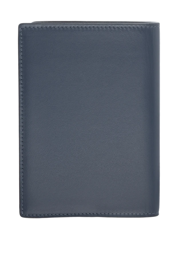 Serapian man leather passport cover gray for men 148669 - photo 2