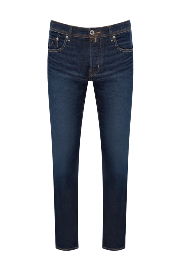 Jacob Cohen мужские джинсы из лиоцелла и хлопка синие мужские купить с ценами и фото 148730 - фото 1