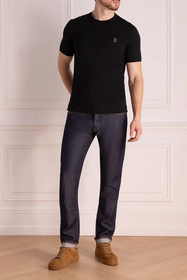 Jacob Cohen man black lyocell and cotton jeans for men buy with prices and photos 148734 - photo 2