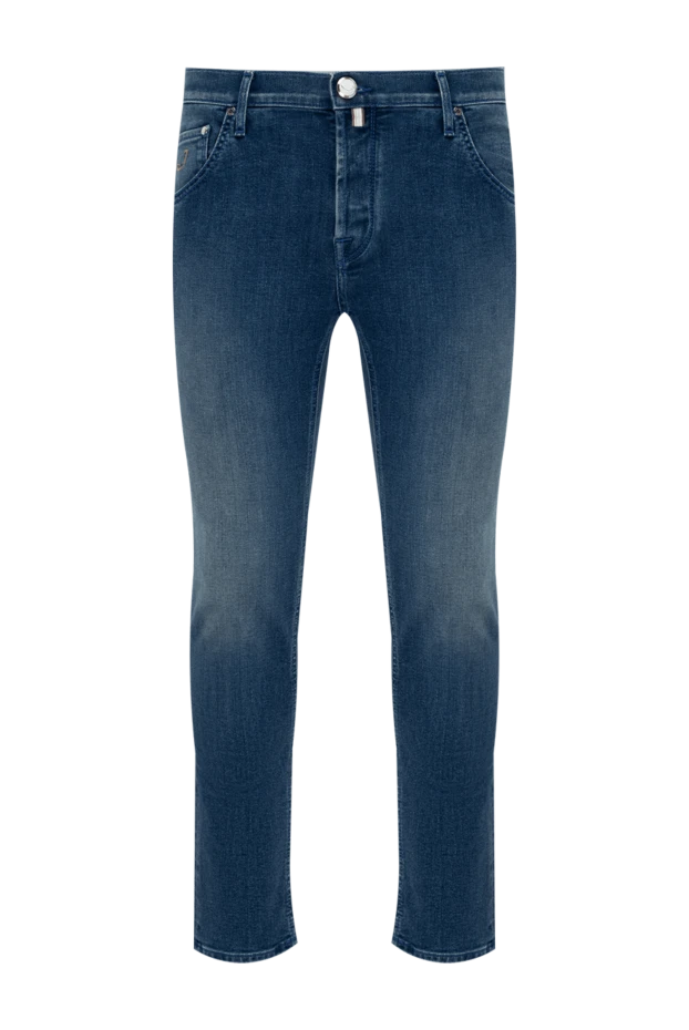 Jacob Cohen мужские джинсы из хлопка синие мужские купить с ценами и фото 148745 - фото 1