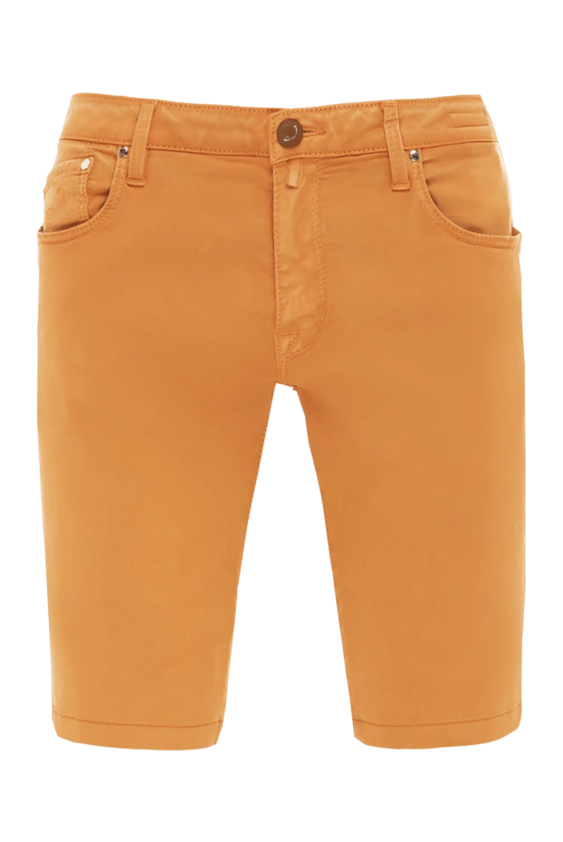Jacob Cohen мужские шорты из хлопка и полиэстера оранжевые мужские купить с ценами и фото 148790 - фото 1