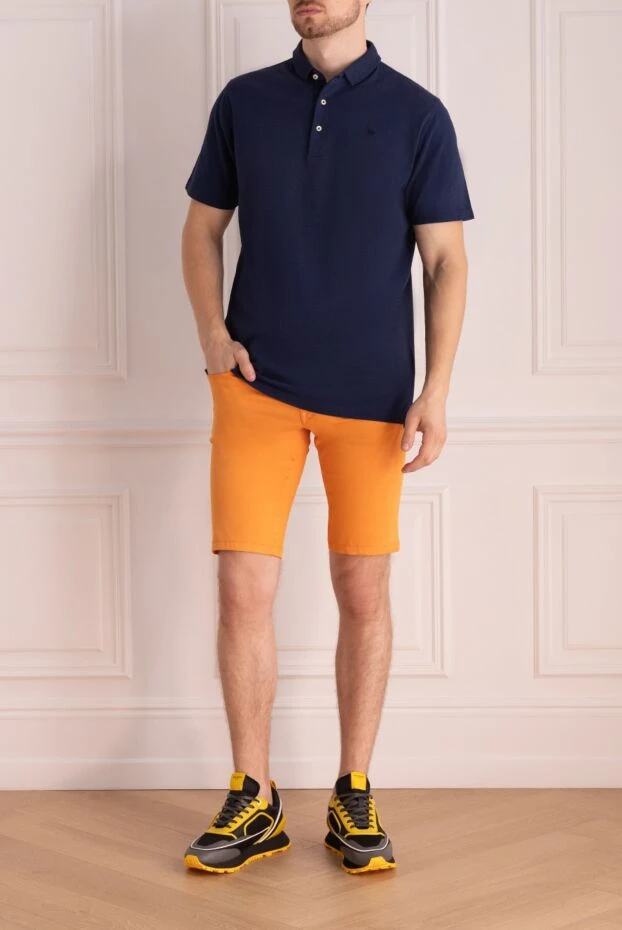 Jacob Cohen мужские шорты из хлопка и полиэстера оранжевые мужские купить с ценами и фото 148790 - фото 2