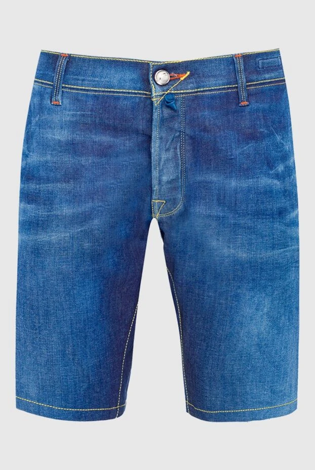 Jacob Cohen мужские шорты из хлопка синие мужские купить с ценами и фото 148803 - фото 1