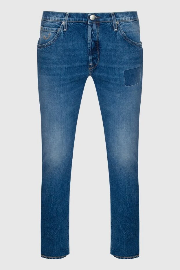Jacob Cohen мужские джинсы из хлопка синие мужские купить с ценами и фото 148826 - фото 1