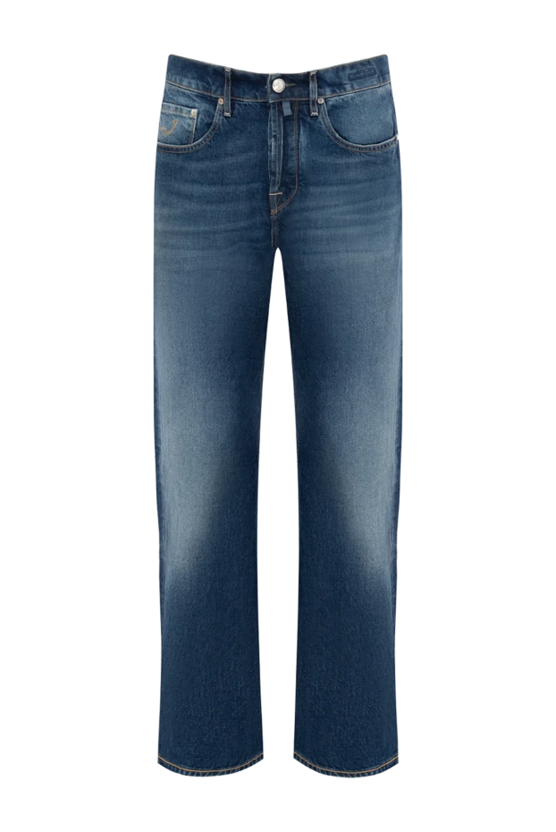 Jacob Cohen man blue cotton jeans for men buy with prices and photos 148827 - photo 1