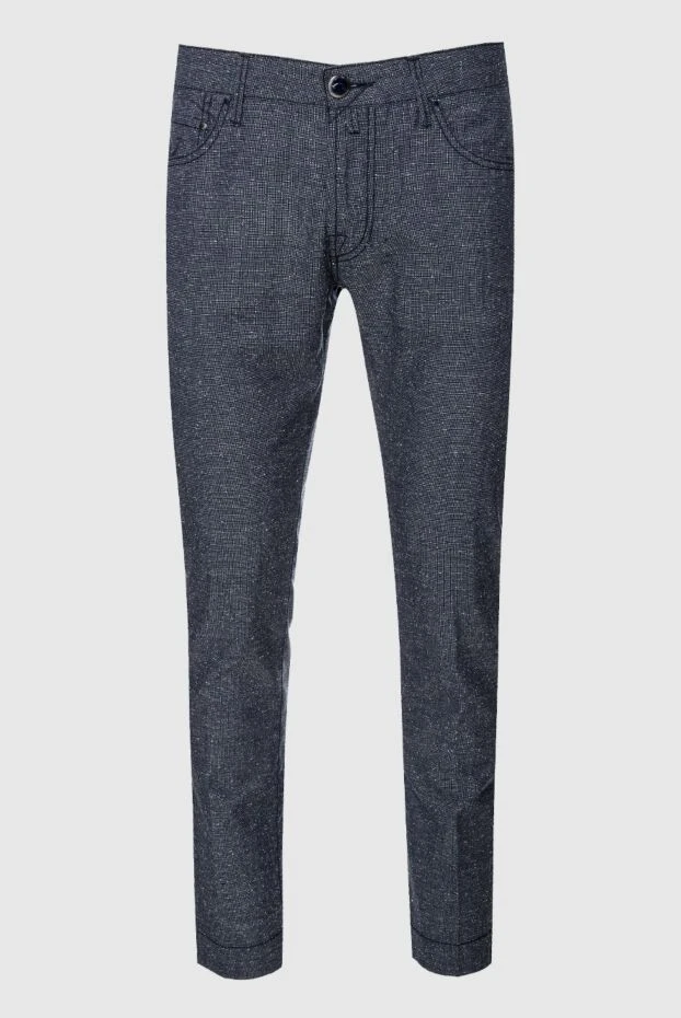 Jacob Cohen мужские джинсы из шерсти и шелка серые мужские купить с ценами и фото 148843 - фото 1