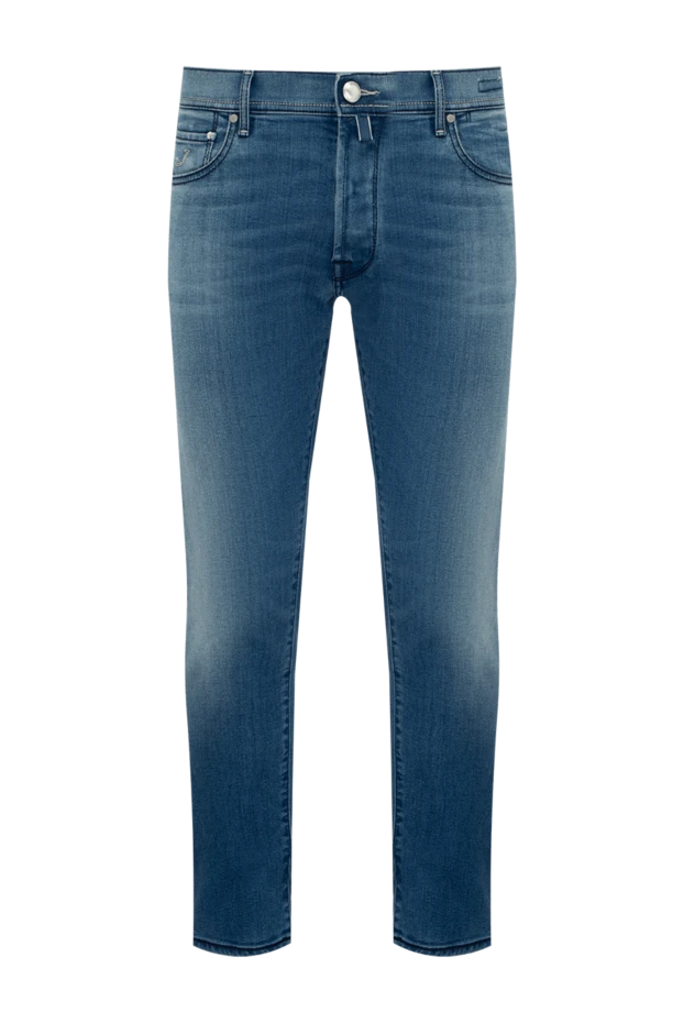 Jacob Cohen man blue cotton jeans for men buy with prices and photos 148851 - photo 1