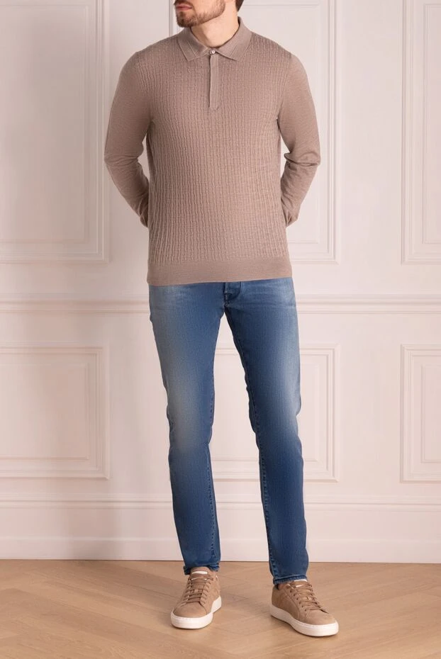 Jacob Cohen man blue cotton jeans for men buy with prices and photos 148851 - photo 2