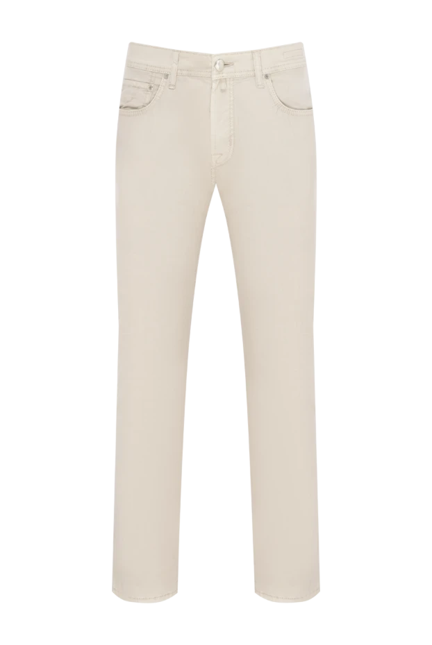 Jacob Cohen man beige cotton jeans for men buy with prices and photos 148857 - photo 1