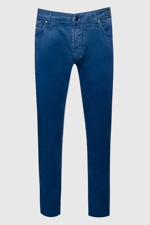 Jacob Cohen мужские джинсы из хлопка синие мужские купить с ценами и фото 148872 - фото 1