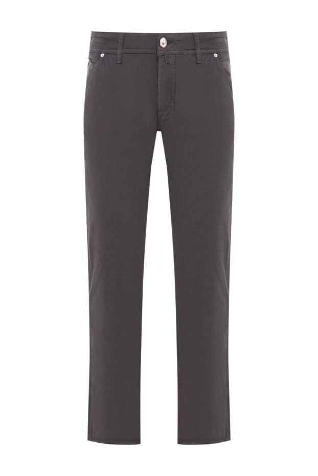 Jacob Cohen легкі бежеві штани чоловічі бавовняні для повсякденного носіння 148880 - фото 1