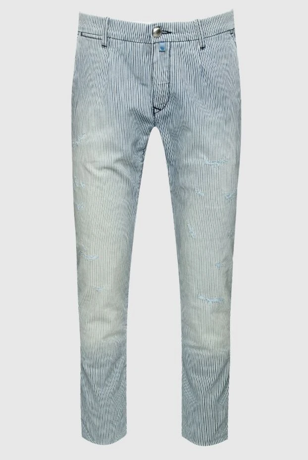 Jacob Cohen man men's blue trousers buy with prices and photos 148904 - photo 1