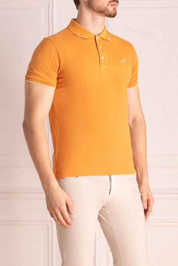 Jacob Cohen man cotton and elastane polo orange for men buy with prices and photos 148935 - photo 2