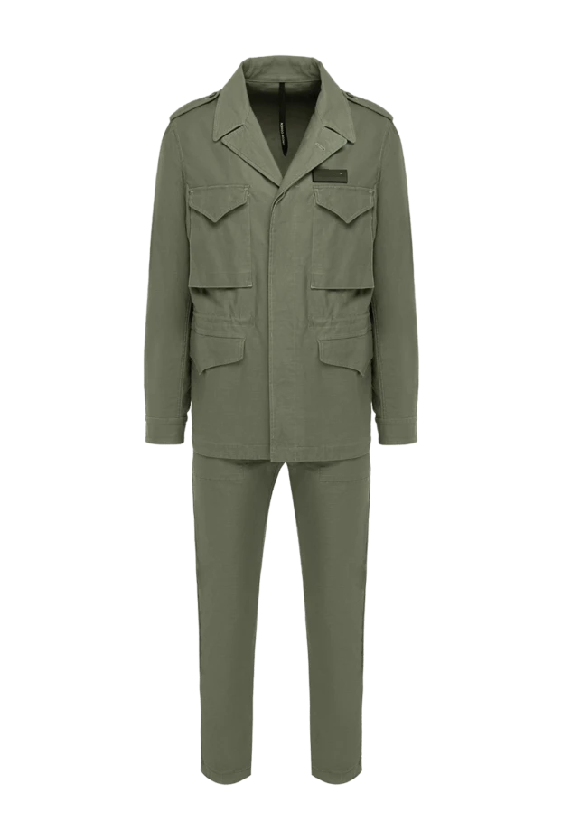 Jacob Cohen мужские костюм мужской из хлопка и эластана зеленый купить с ценами и фото 148951 - фото 1