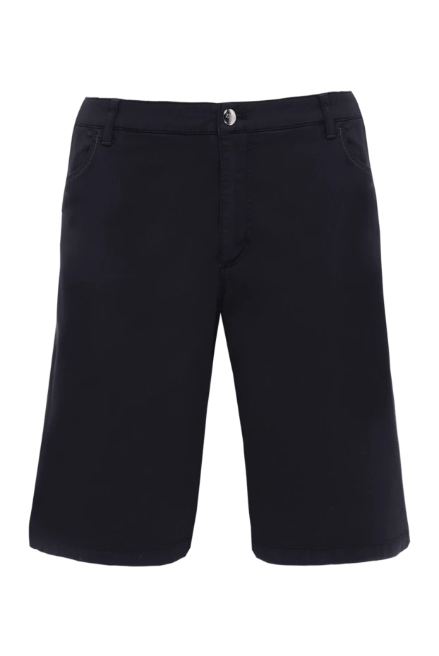 Zilli мужские шорты из хлопка синие мужские купить с ценами и фото 148969 - фото 1