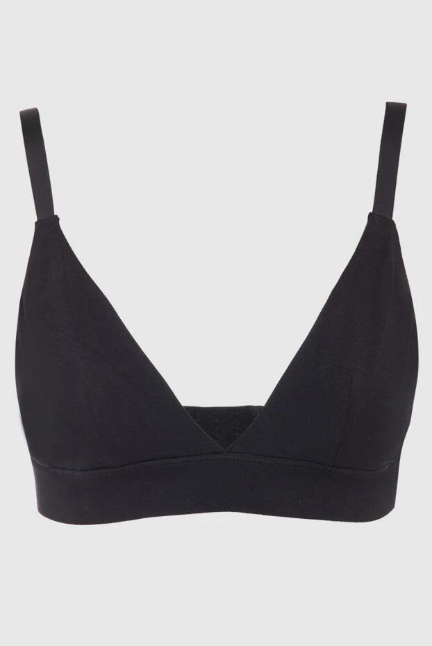 Organic Basics women's bra with soft cups, black 149003 - photo 1