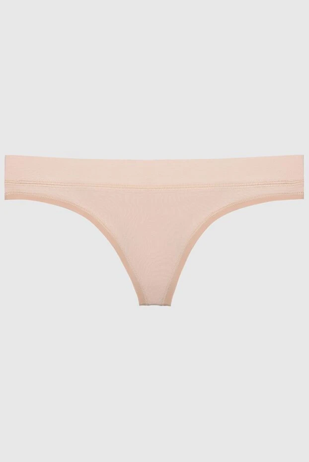 Organic Basics woman beige cotton and elastane thong for women 149007 - photo 1