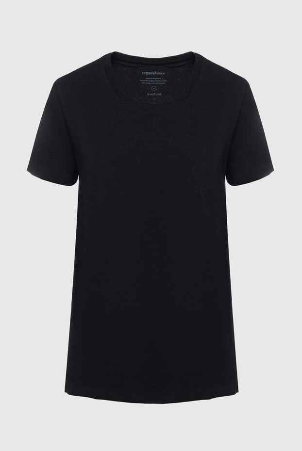 Organic Basics woman black cotton t-shirt for women buy with prices and photos 149009 - photo 1