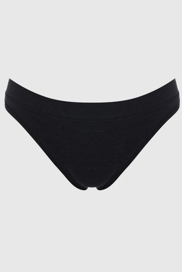 Organic Basics woman black thong for women 149011 - photo 1