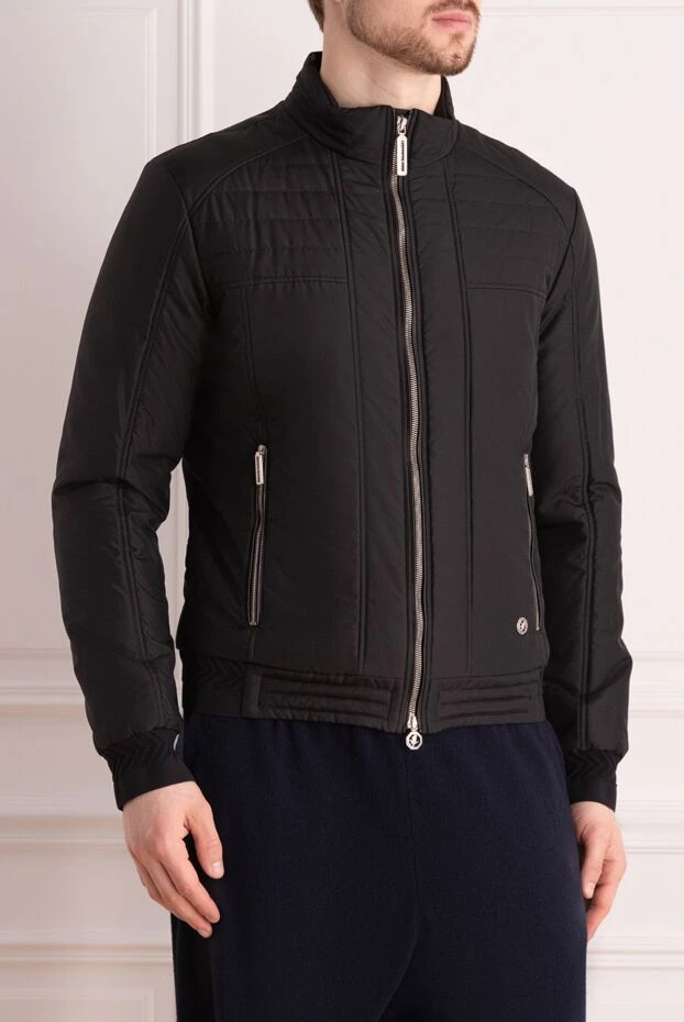 Stefano Ricci куртка из шелка черная мужская 149020 - фото 3