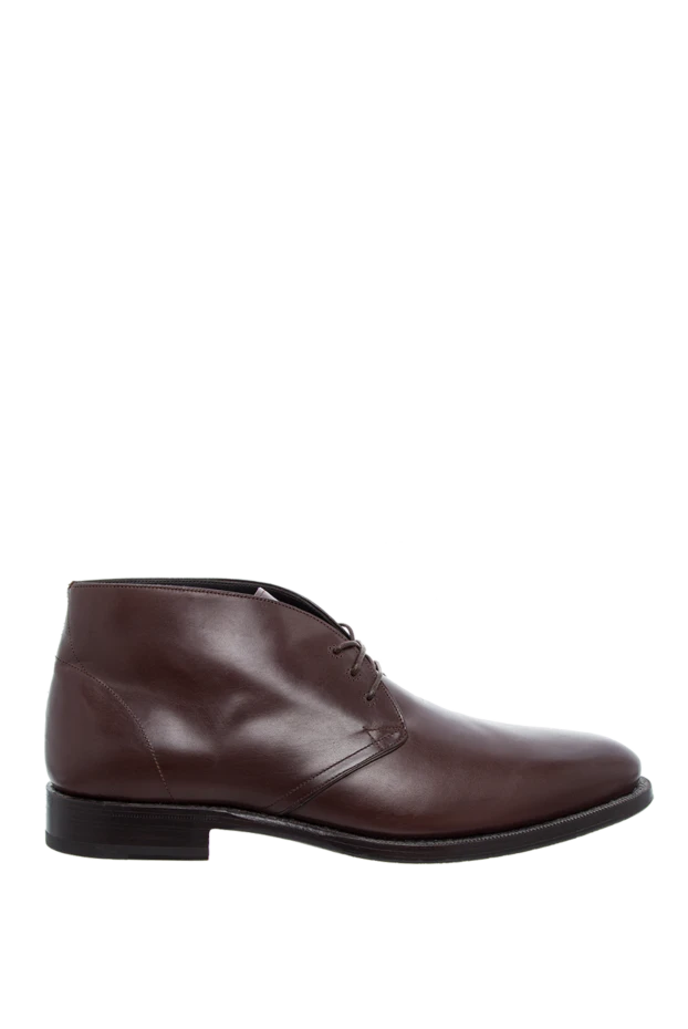 Men's leather boots brown - photo 1