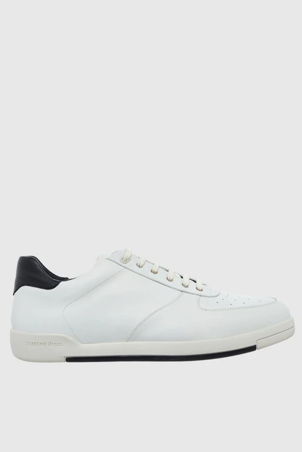 White leather snickers for men - photo 1