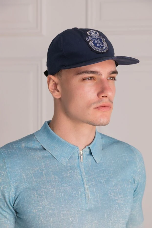 Billionaire мужские кепка из хлопка и полиэстера синяя мужская купить с ценами и фото 149144 - фото 2
