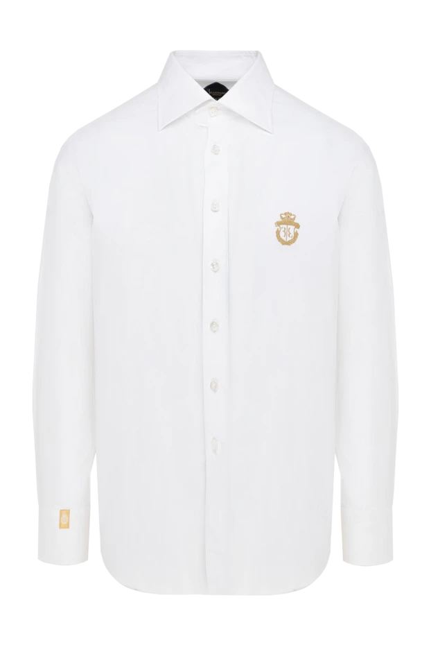 Billionaire мужские сорочка из хлопка и эластана белая мужская купить с ценами и фото 149152 - фото 1
