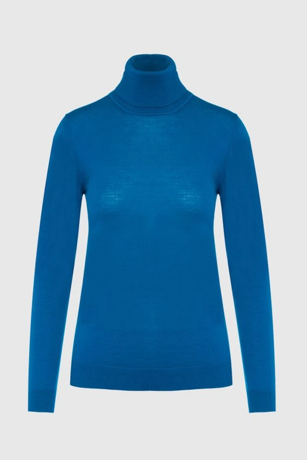 Cashmere & Silk Milano woman blue golf for women 149194 - photo 1