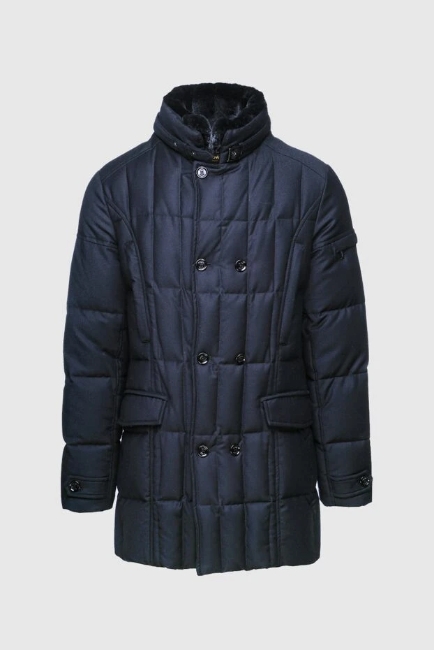 Moorer man men's down jacket made of wool and cashmere black 149214 - photo 1