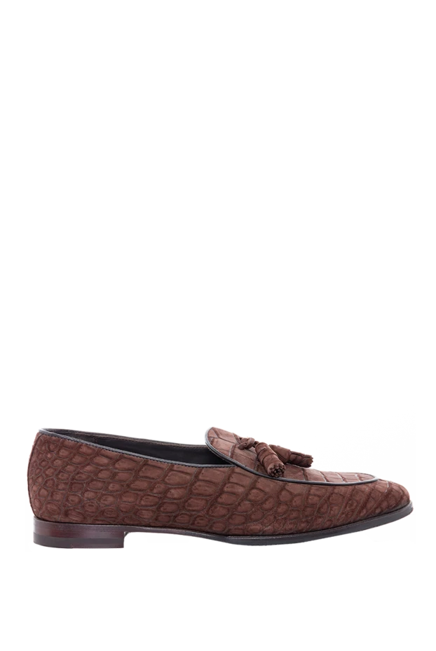 Pellettieri di Parma man brown alligator loafers for men buy with prices and photos 149253 - photo 1