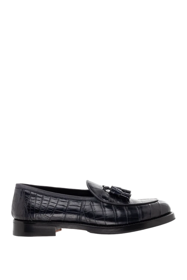 Pellettieri di Parma man black crocodile leather loafers for men buy with prices and photos 149256 - photo 1