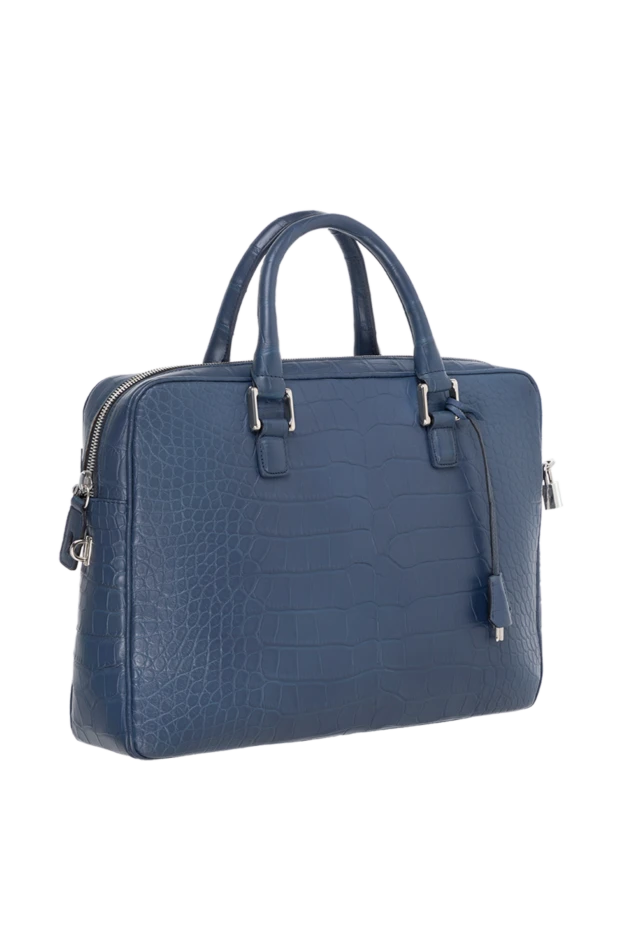 Cesare di Napoli man blue leather briefcase for men buy with prices and photos 149268 - photo 2