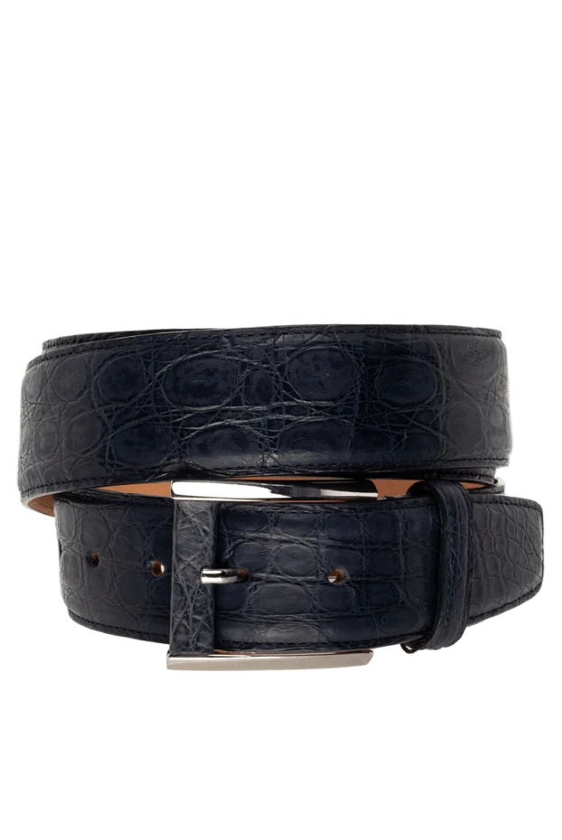 Cesare di Napoli man crocodile leather belt blue for men buy with prices and photos 149275 - photo 1